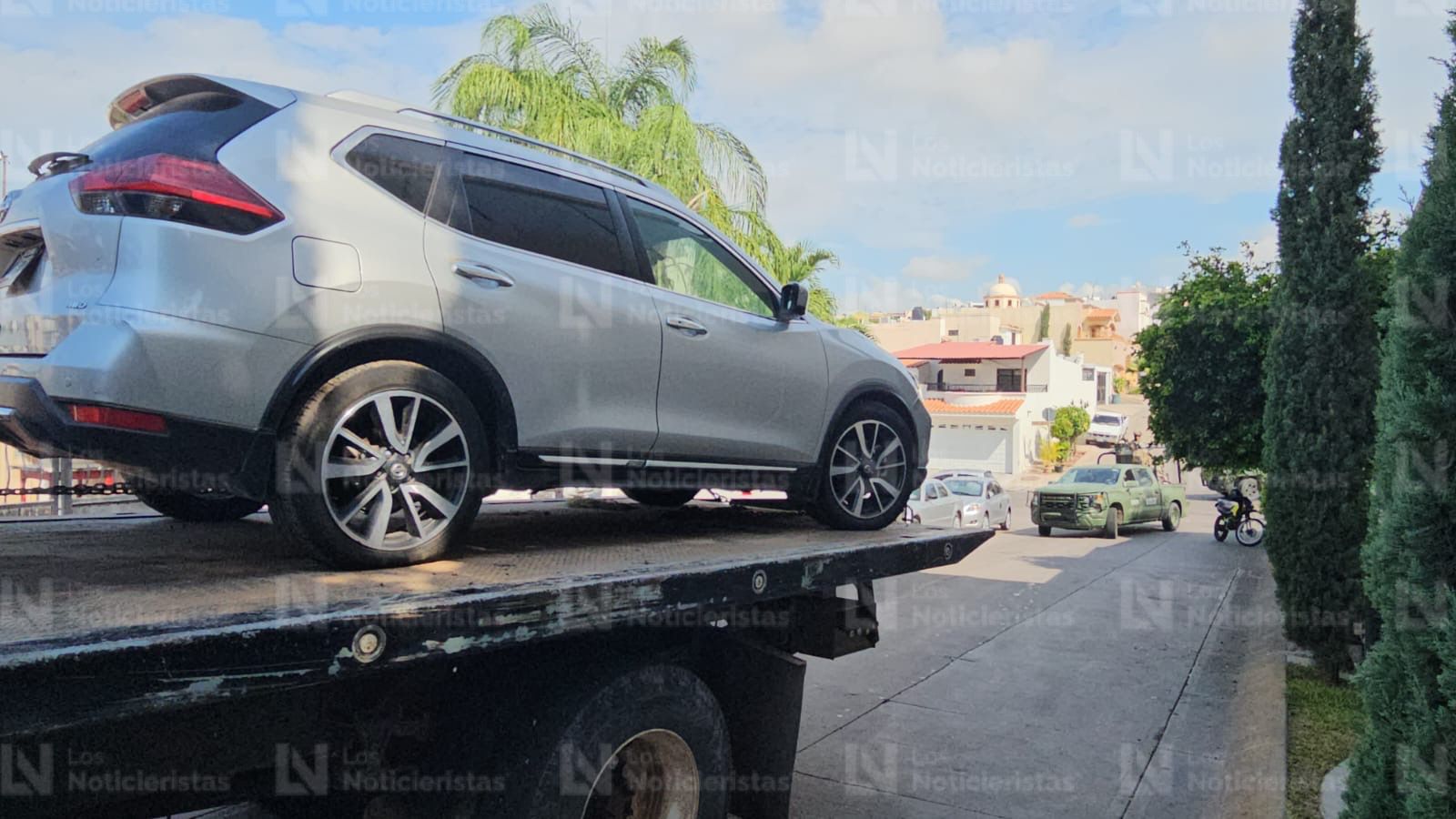 Vehículo asegurado tras operativo