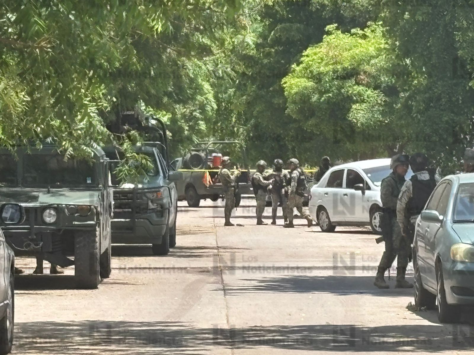 Ejército en operativo en Alturas del Sur de Culiacán