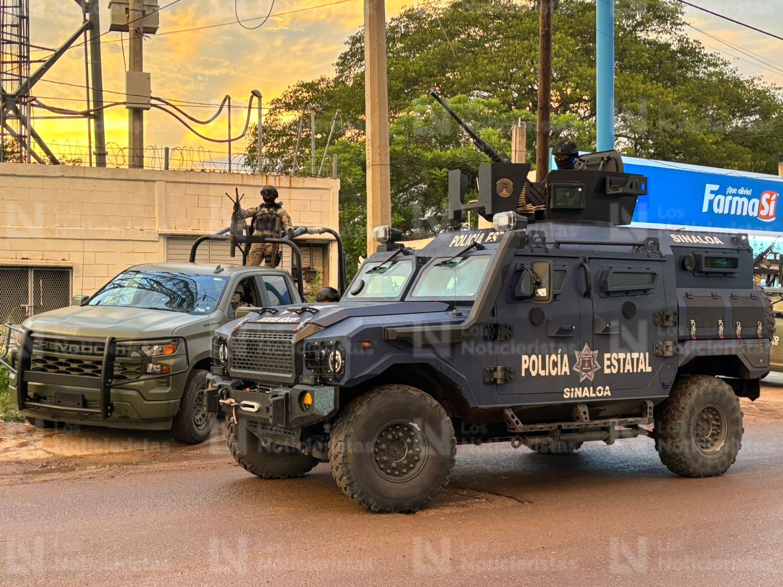 Fuerte operativo militar en sector Loma de Rodiguera al norte de Culiacán