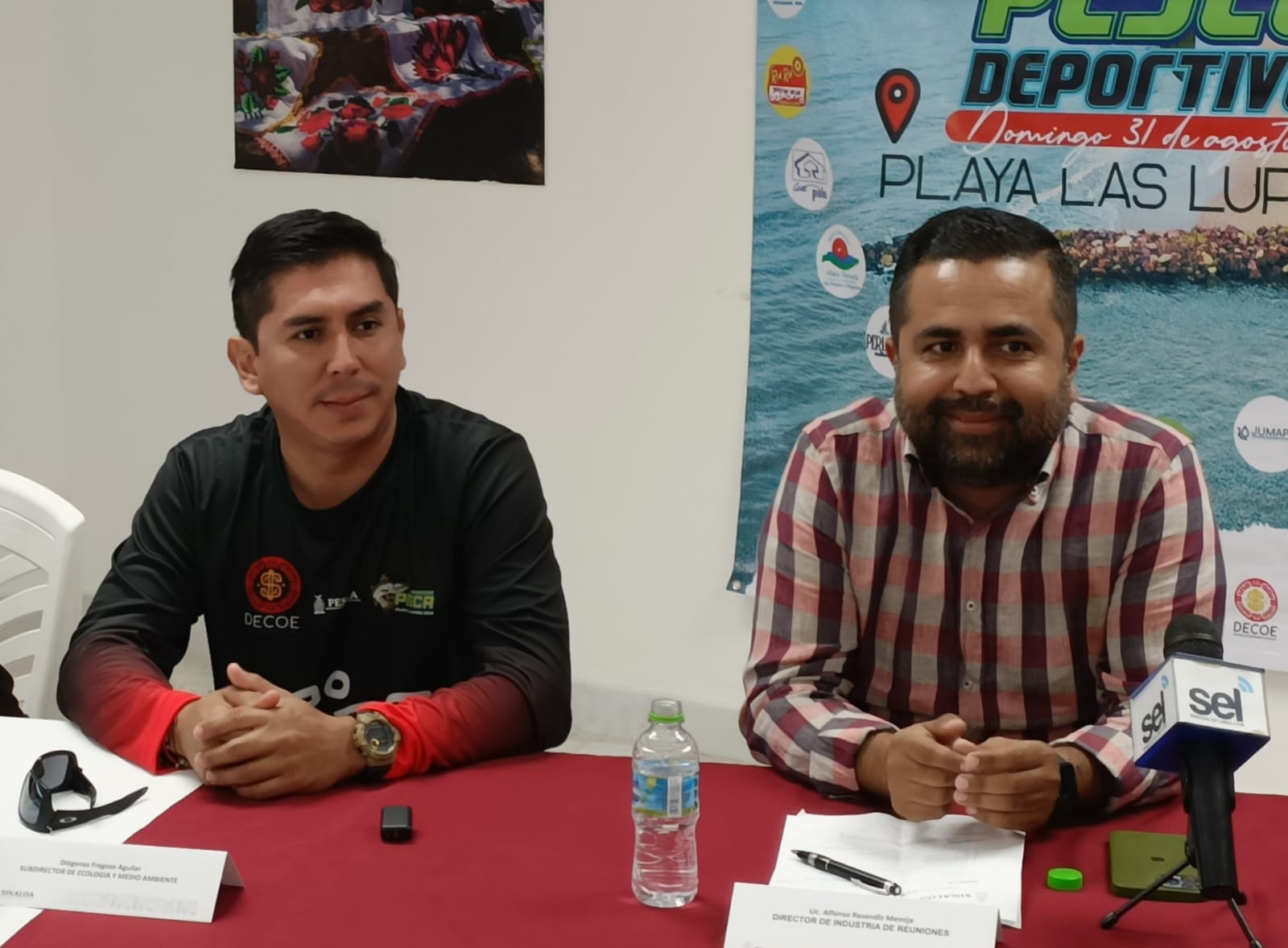 organizadores del evento en rueda de prensa (