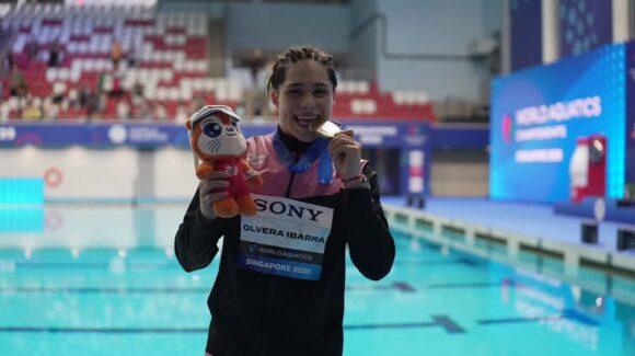 ¡Oro mexicano! Osmar Olvera se corona en el Mundial de Deportes Acuáticos Singapur 2025