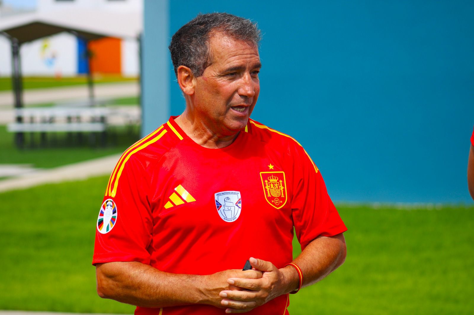 Paco Lobato, entrenador y exjugador de la Liga Española de Futbol