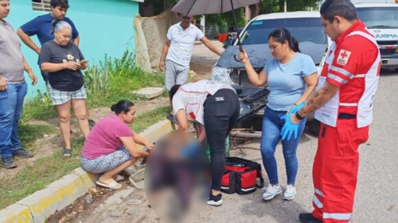 Ciclista resultó lesionado tras ser atropellado por un vehículo en Elota