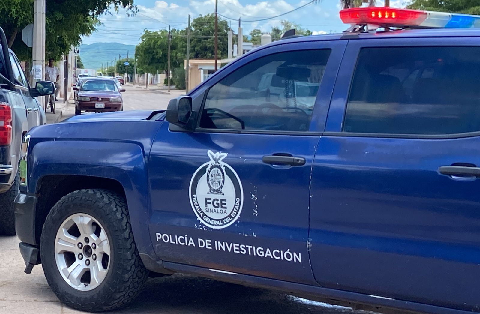 Patrulla de la Policía de Investigación. Foto temática