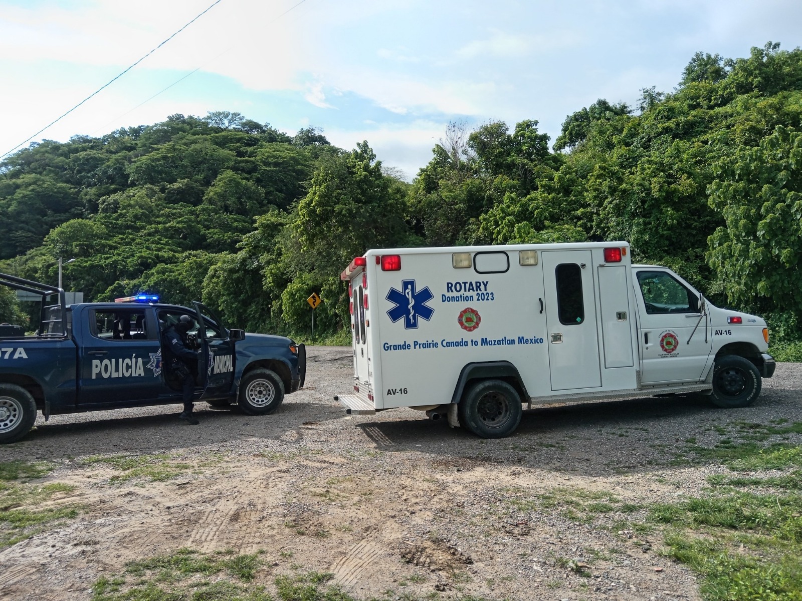 Menor lesionado por arma de fuego en Pánuco, Concordia, es trasladado a Mazatlán