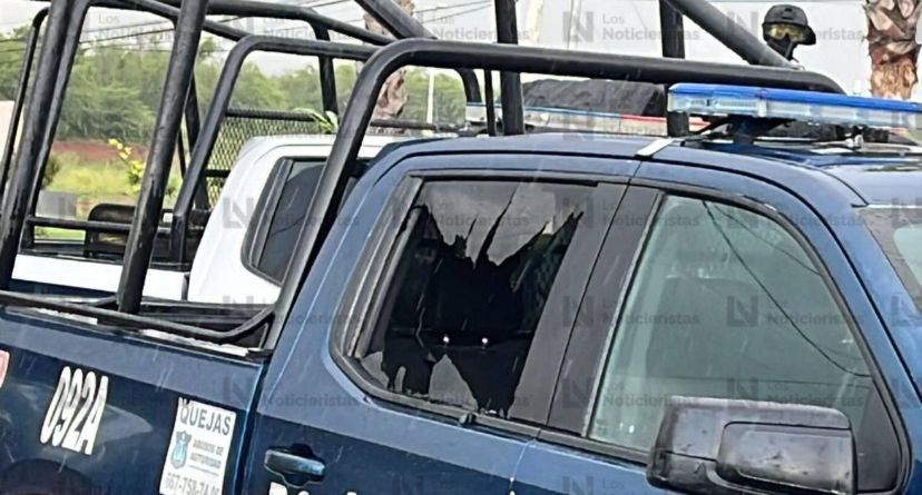 Patrulla de la Policía Estatal atacada a balazos