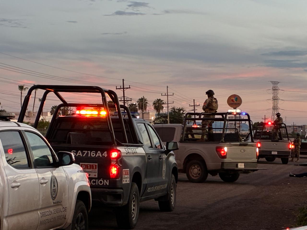 Zona donde se localizó un cuerpo sin vida al sur de Culiacán