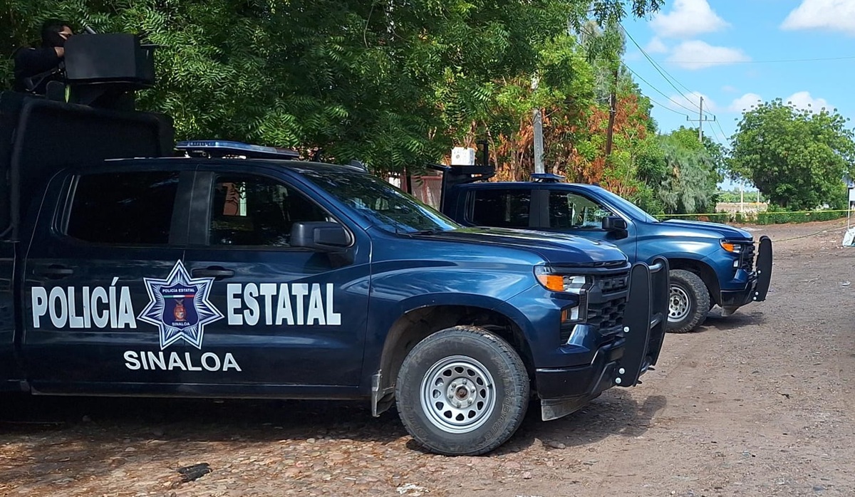 Patrullas de la Policía Estatal de Sinaloa