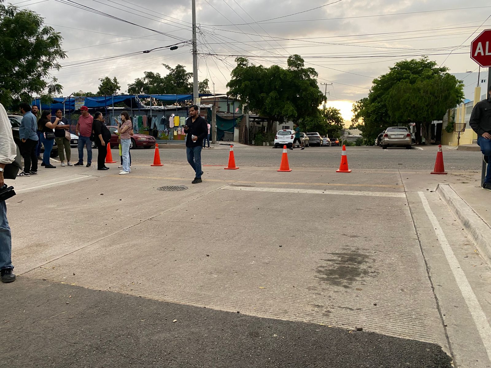 Pavimentaciones en la colonia Buena Vista de Culiacán