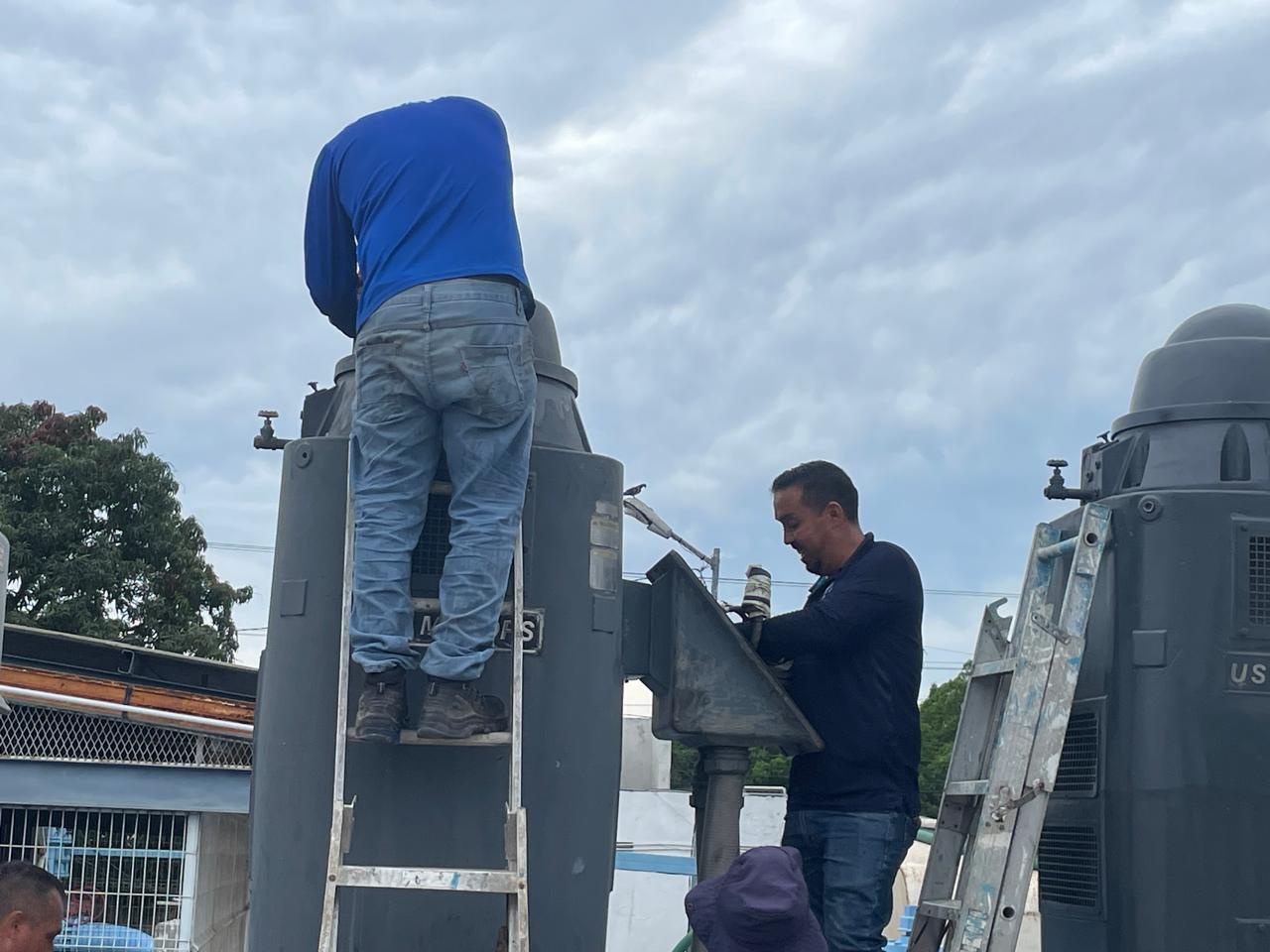 personal de Japama se abocó de lleno a la solucion de problema