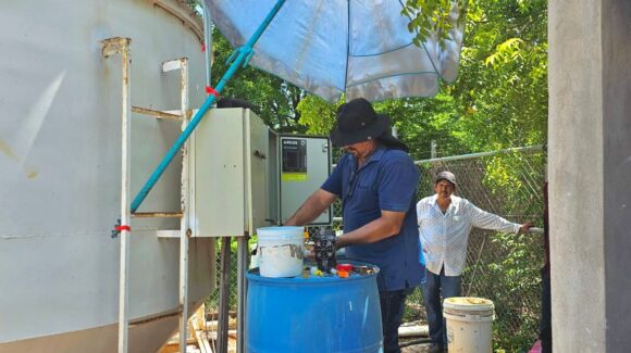 Japasa rehabilitará la planta potabilizadora en la comunidad Gustavo Díaz Ordaz, Salvador Alvarado
