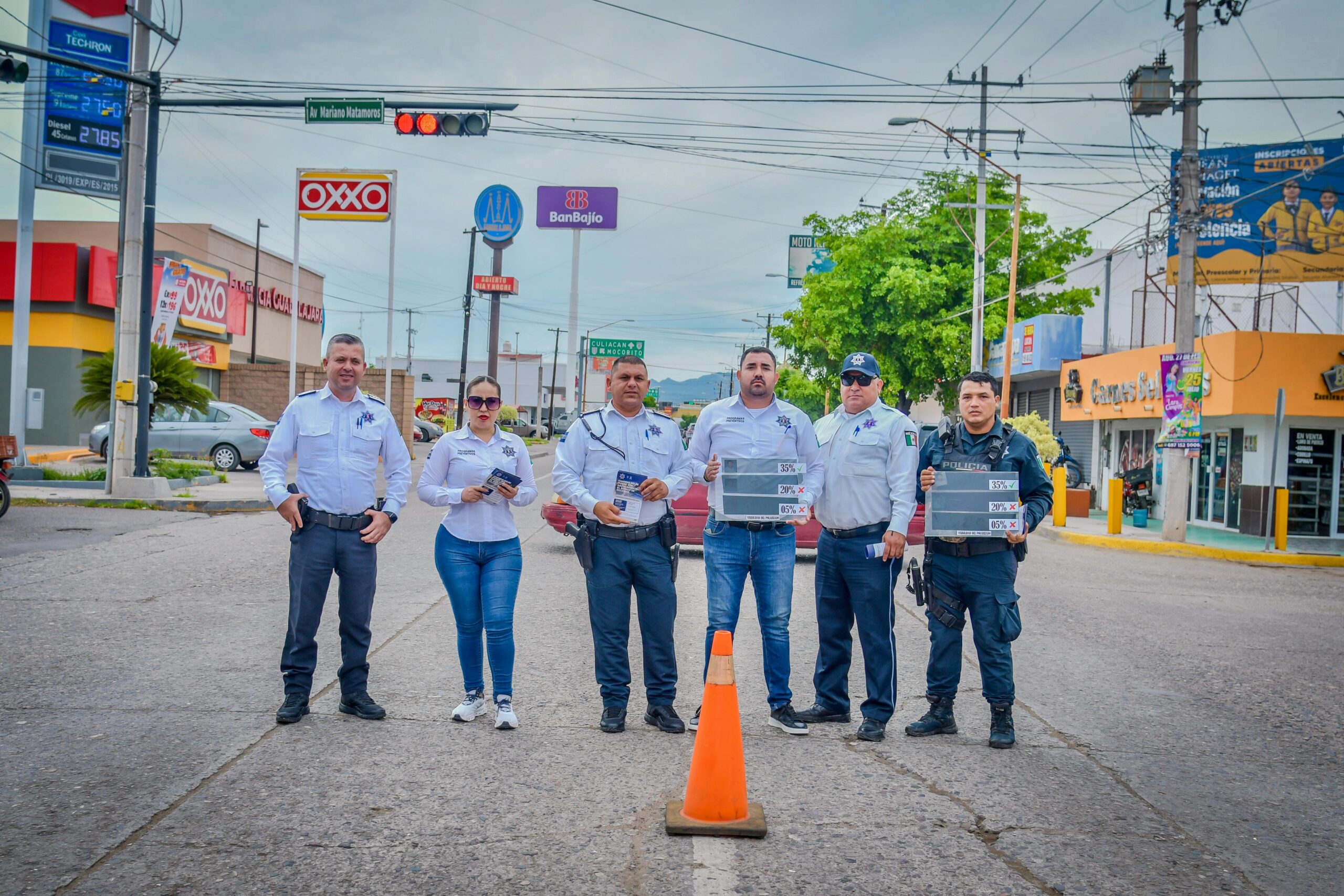 Campaña estatal de concientización en polarizado de vehículos en Guamúchil