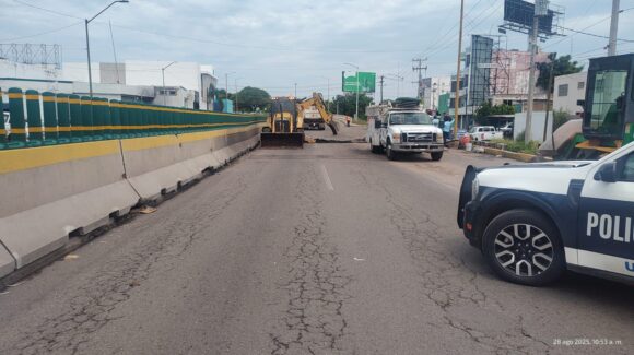 Este sábado, otra vez cerrarán un carril del bulevar José Limón, por ‘La Canasta’ en Culiacán
