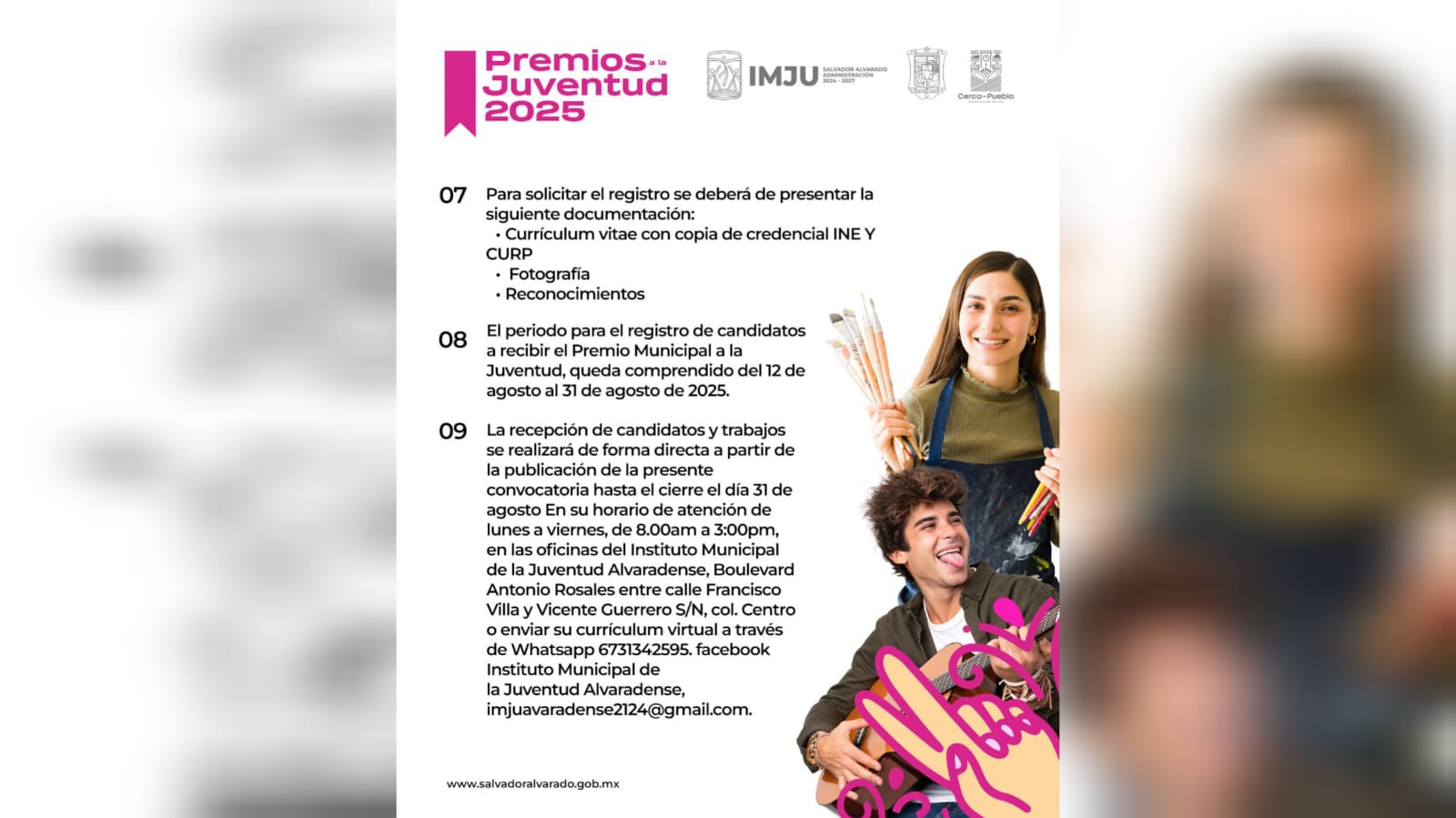 premios de la juventud en guamuchil