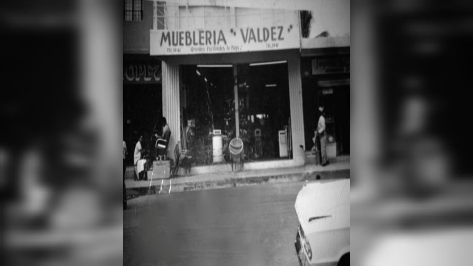 Primeras tiendas de Valdez Baluarte en 1960