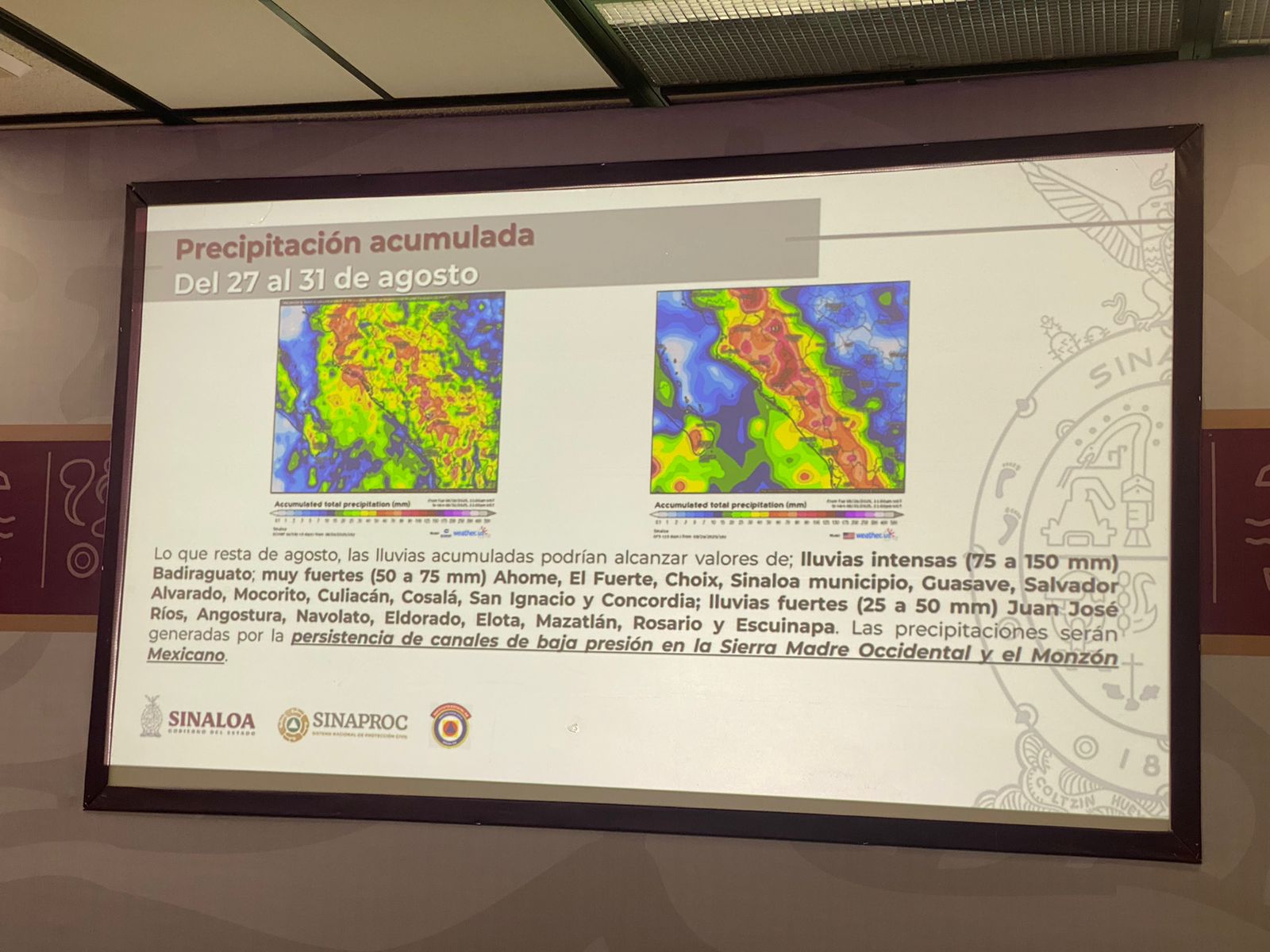 proteccion civil considera que las lluvias persistiran en sinaloa hasta septiembre