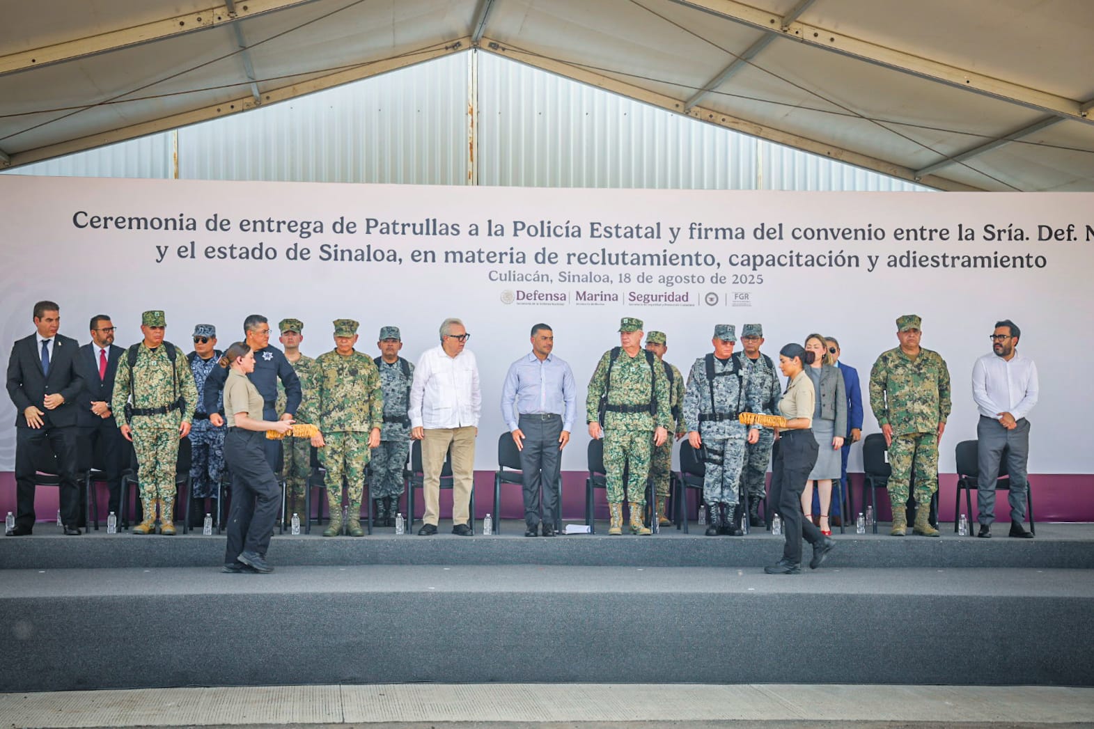 Gabinete Federal de Seguridad visita a Sinaloa