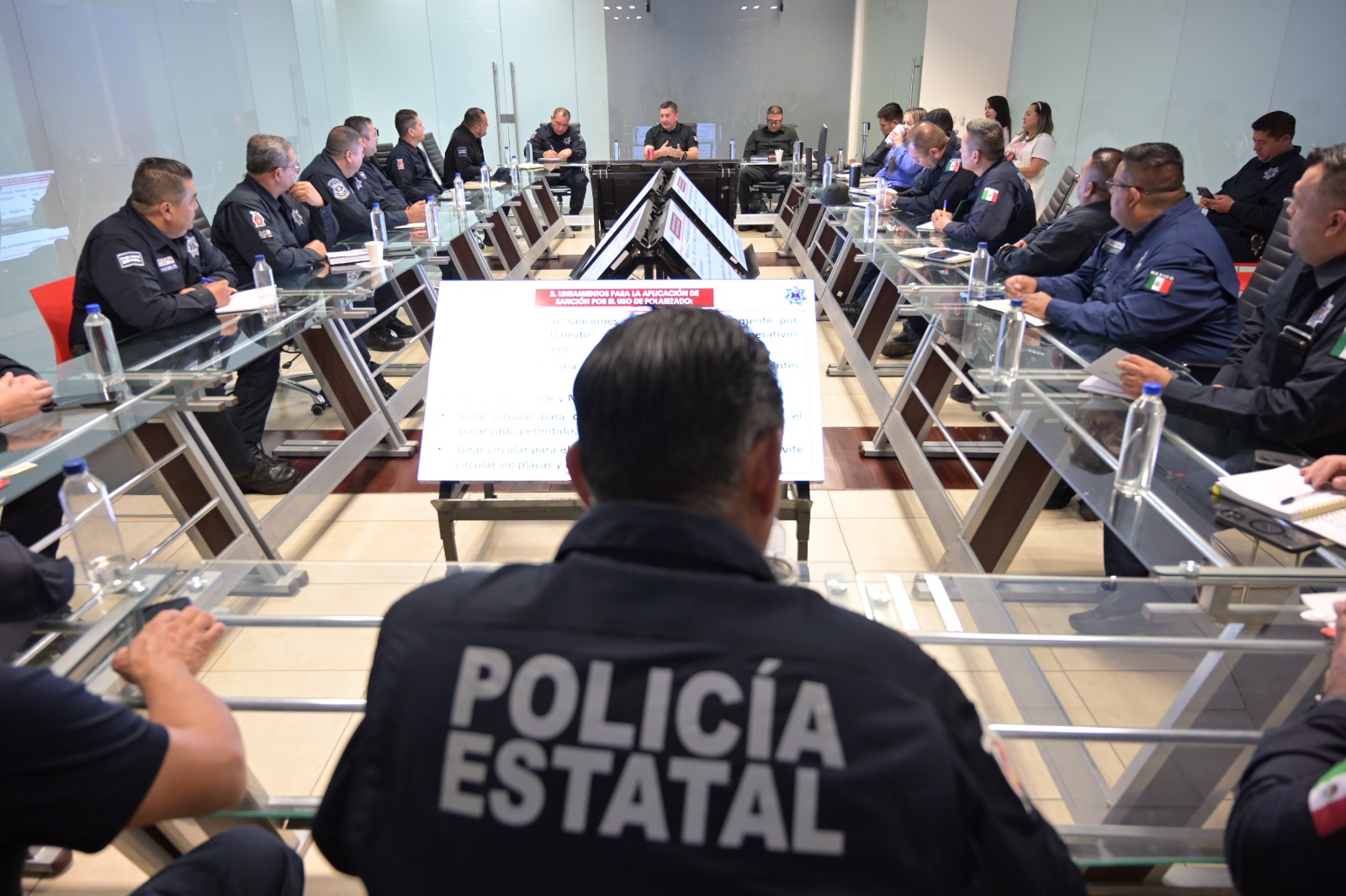 Reunión entre los titulares de las secretarías y direcciones de Seguridad y Tránsito