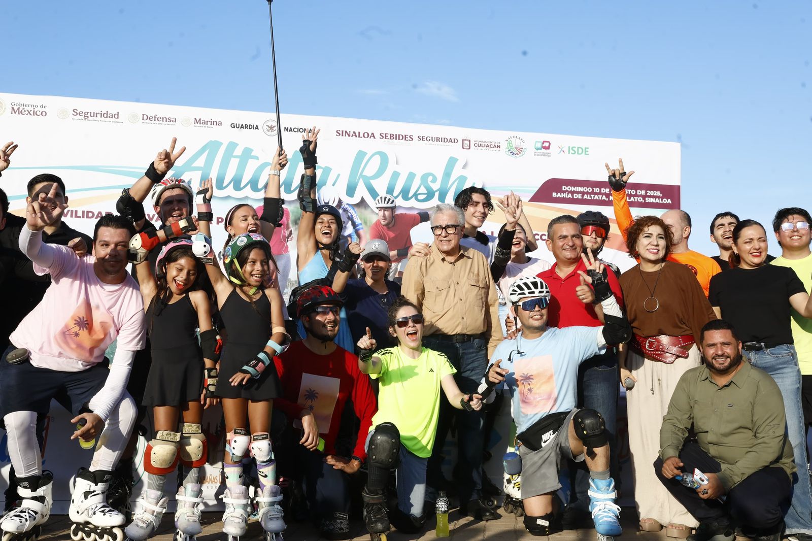 Rocha Moya en el evento Altata Rush 2025