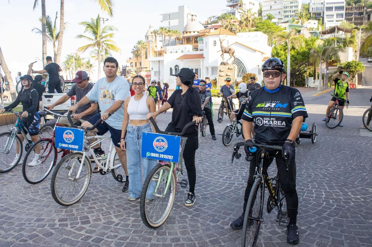 Rodada por el Día de la Juventud en Mazatlán