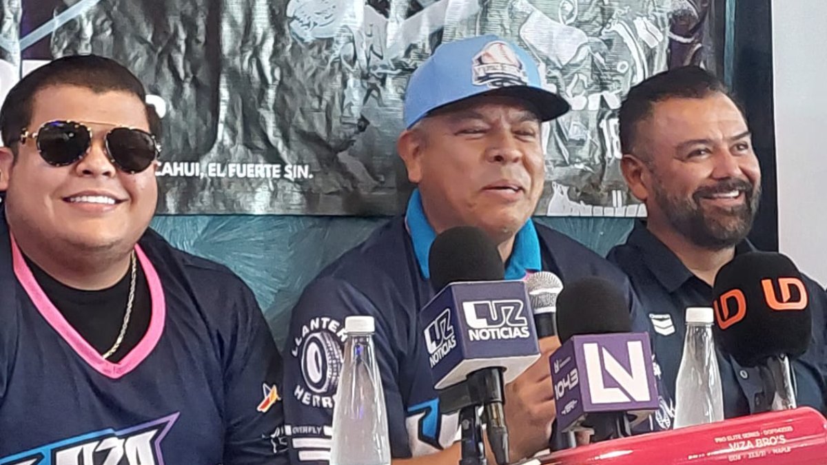 rueda de prensa Viza Bro’s presentan juego de beisbol con causa en Mochicahui