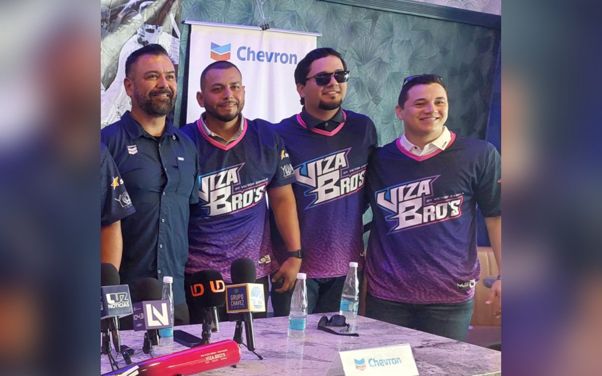 rueda de prensa Viza Bro’s presentan juego de beisbol con causa en Mochicahui