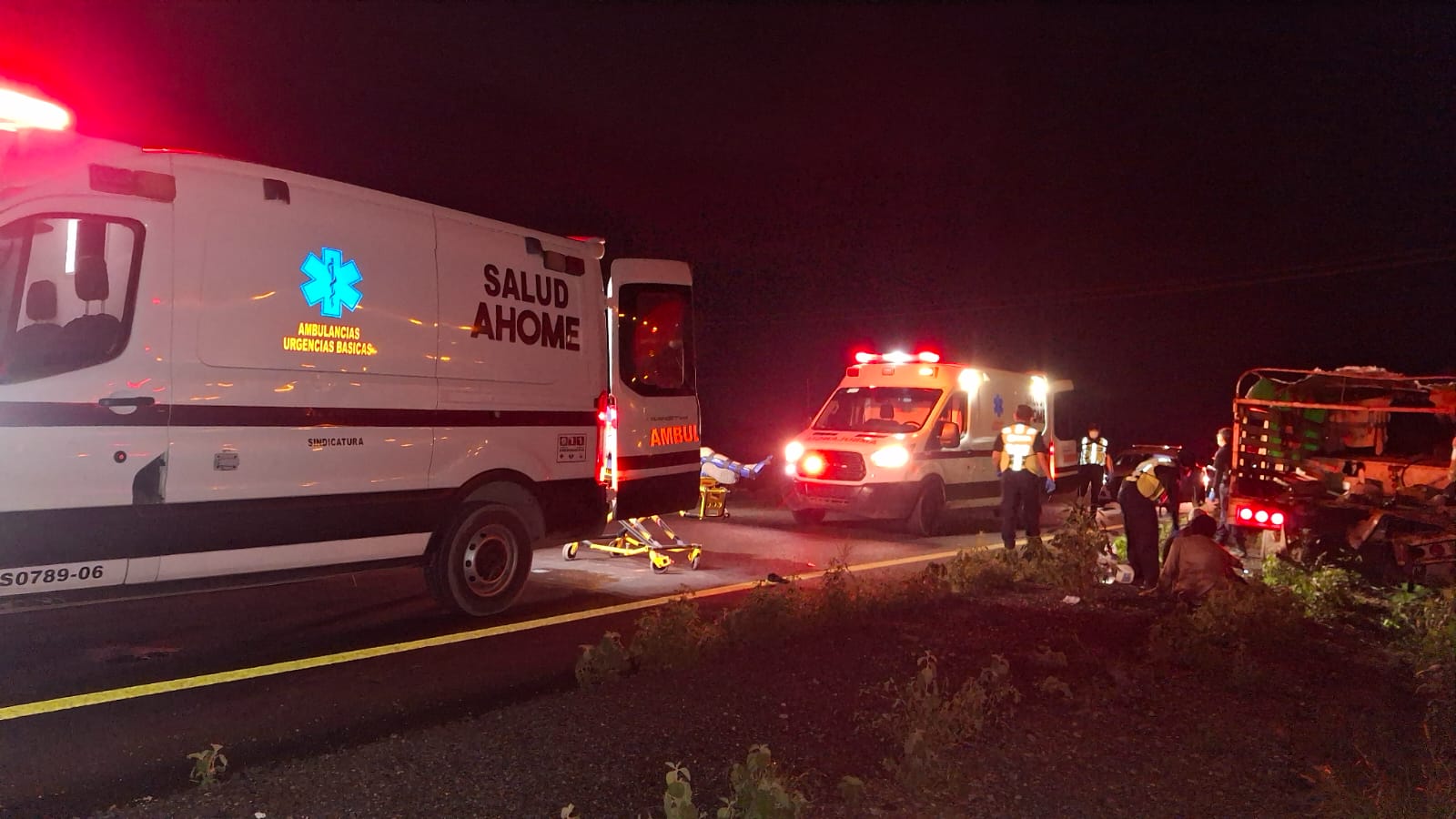 Cinco lesionados deja accidente de trabajadores de Japama en Ahome
