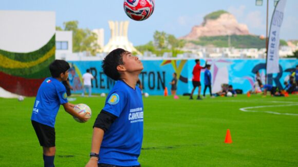 Hersa despega segunda edición del Campamento Internacional de Futbol en Mazatlán