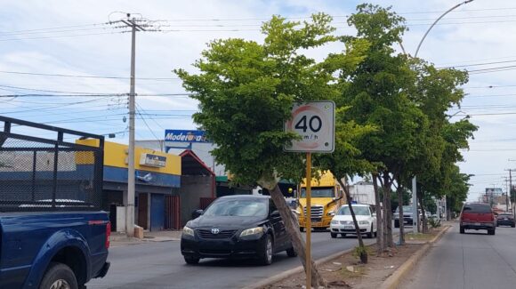 Colocarán señalética de 40 km/h en cruceros estratégicos de Los Mochis