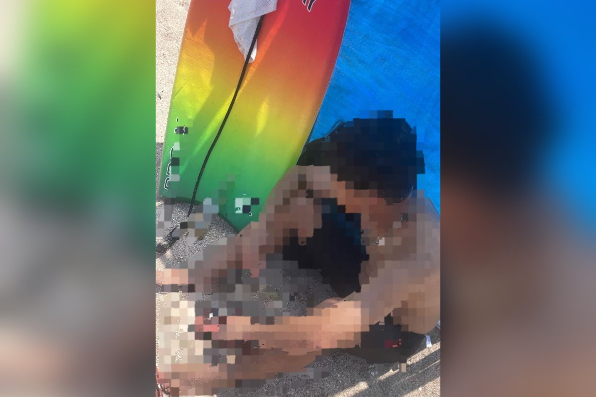 surfista taiwanés rescatado en Playa Pinitos Mazatlán