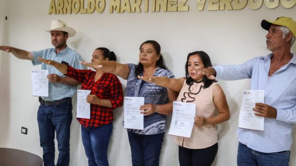 Toman protesta cinco nuevos Comisarios Municipales en Mocorito