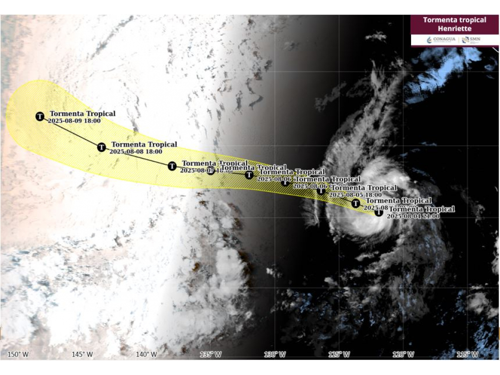 tormenta tropical henriette