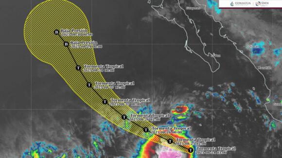 ¡Habemus tormenta! Surge Juliette en el Pacífico mexicano; no representa peligro para Sinaloa