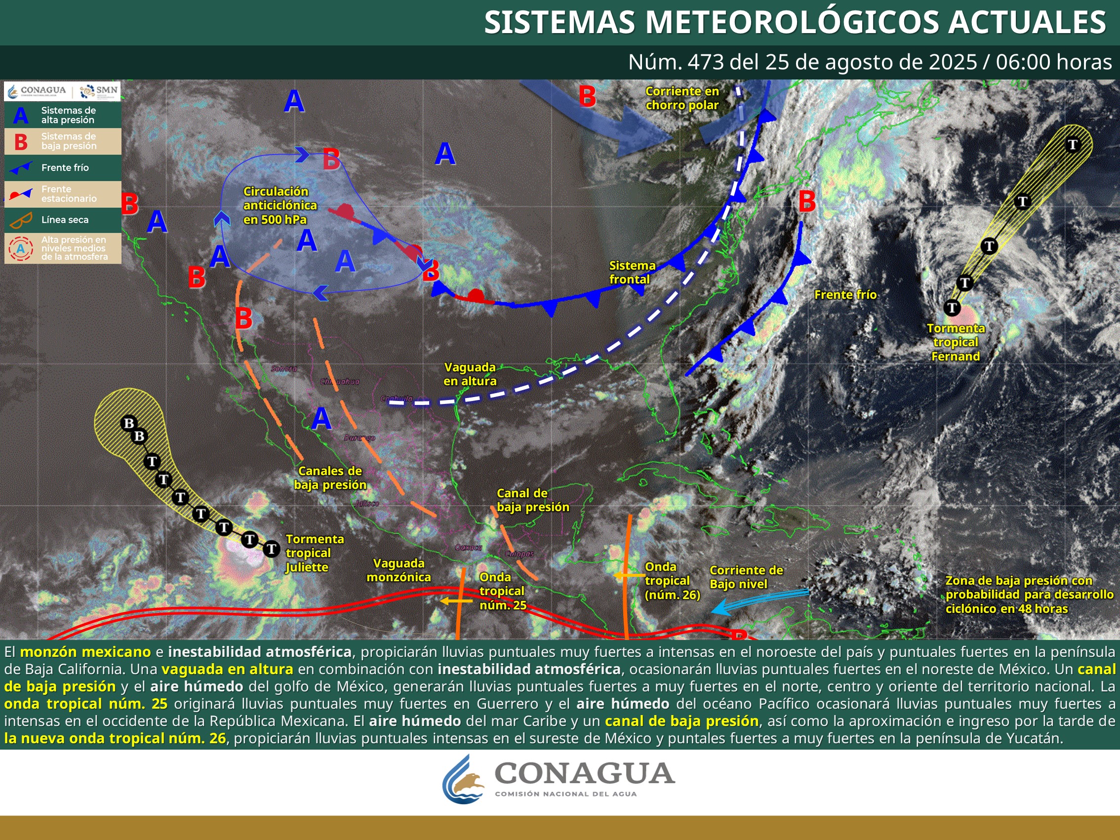 tormenta tropical juliette