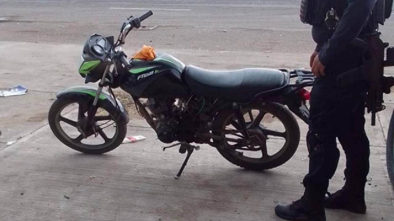 moto recuperada en culiacan