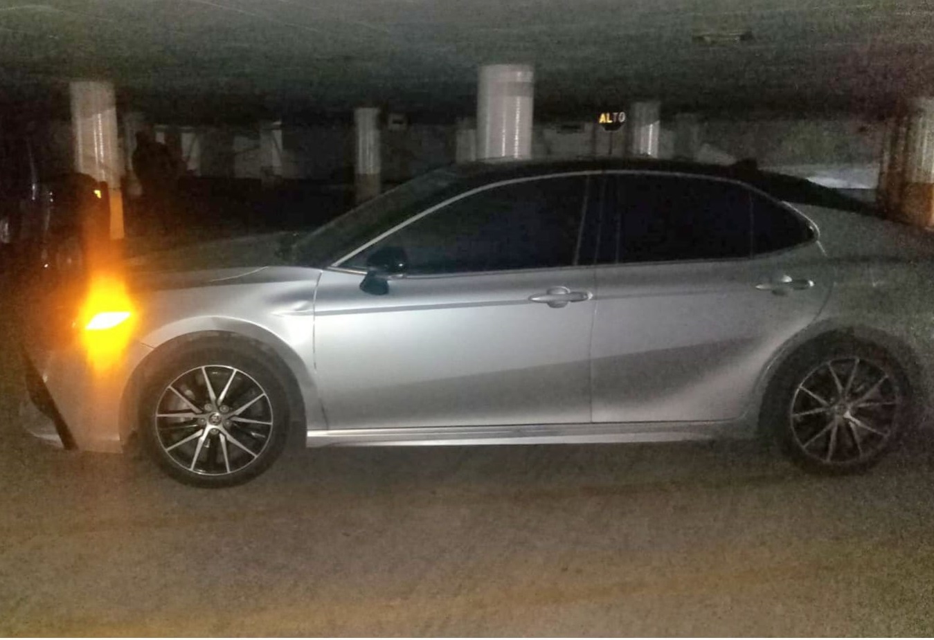 Vehículo asegurado en Culiacán