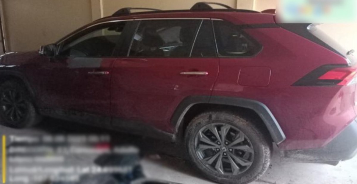 vehículo asegurado tras cateo en El Tamarindo, Culiacán