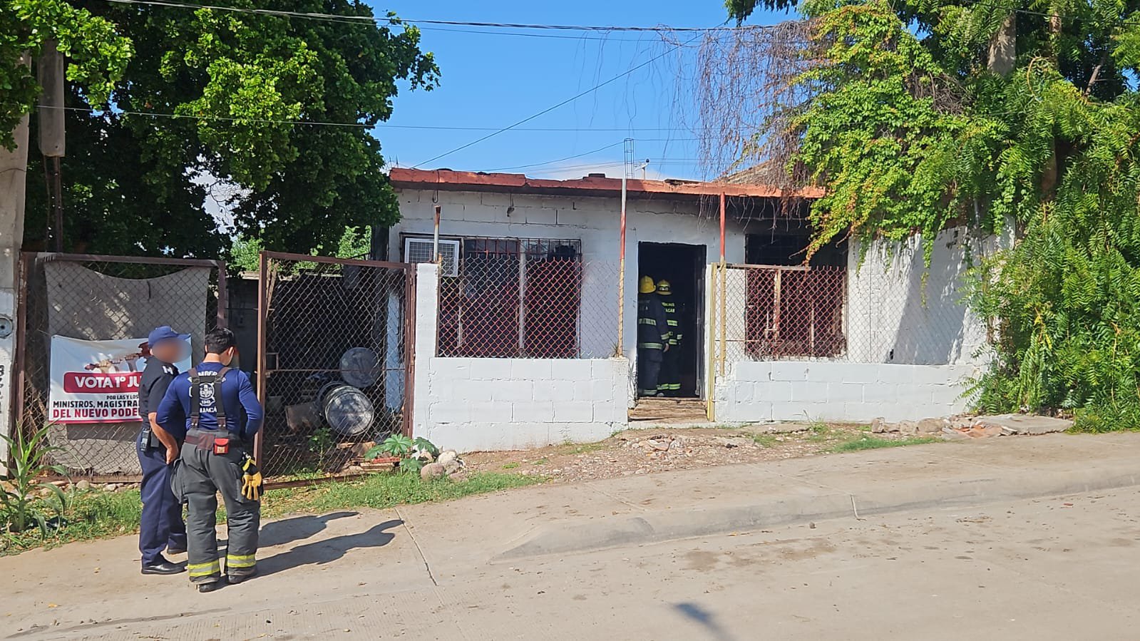vivienda incendiada en culiacan lugar