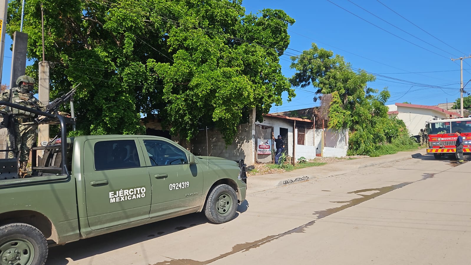 vivienda incendiada en culiacan