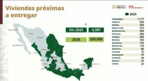 Información sobre viviendas a entregar por Infonavit