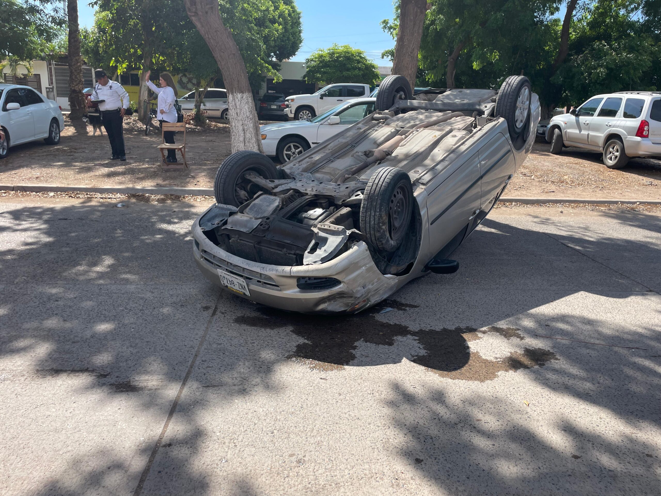Volcadura en Los Mochis