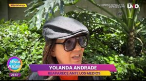 Yolanda Andrade en entrevista con Venga la Alegría