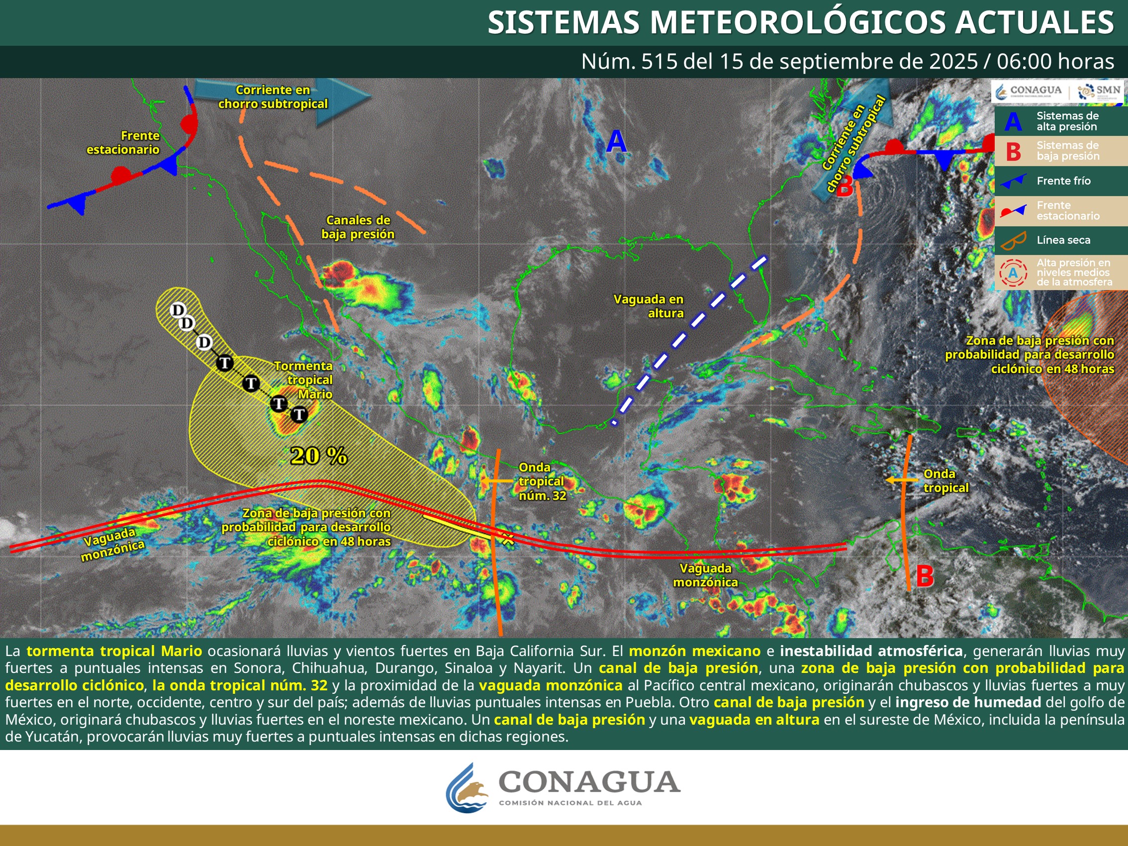tormenta tropical narda
