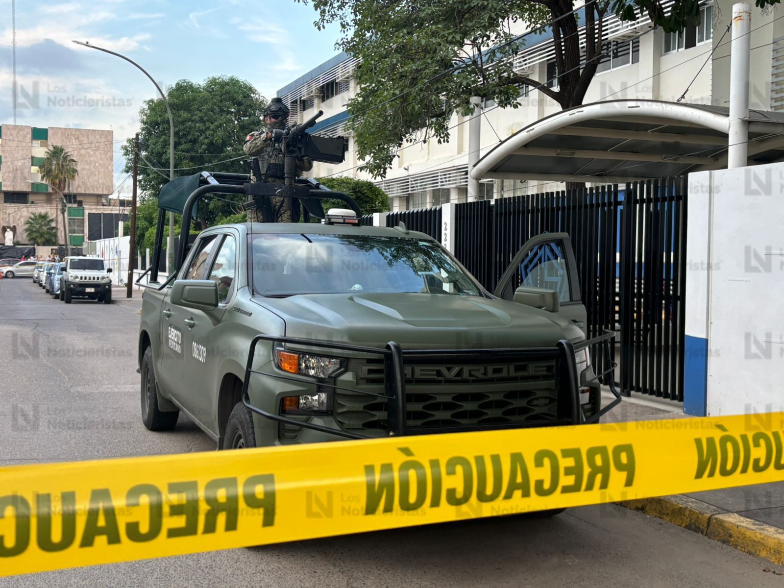 Militares en zona de balacera en Culiacán, Sinaloa