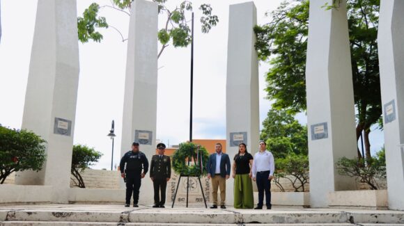 José Paz López honra a los Niños Héroes de Chapultepec con un emotivo homenaje en alcaldía de Badiraguato