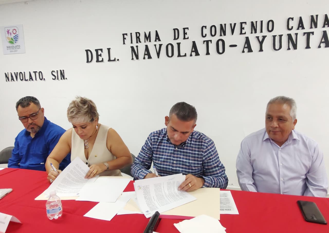 Alcalde de Navolato firma convenio de colaboración con CANACO para impulsar el crecimiento económico y empresarial