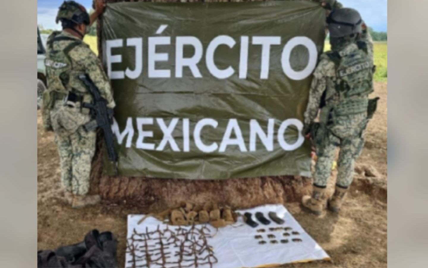 Aseguramiento del Ejército en Navolato