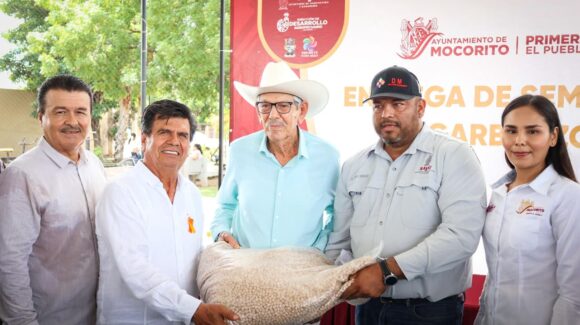 Benefician a 300 productores temporaleros de Mocorito con semillas para cultivar más de mil hectáreas