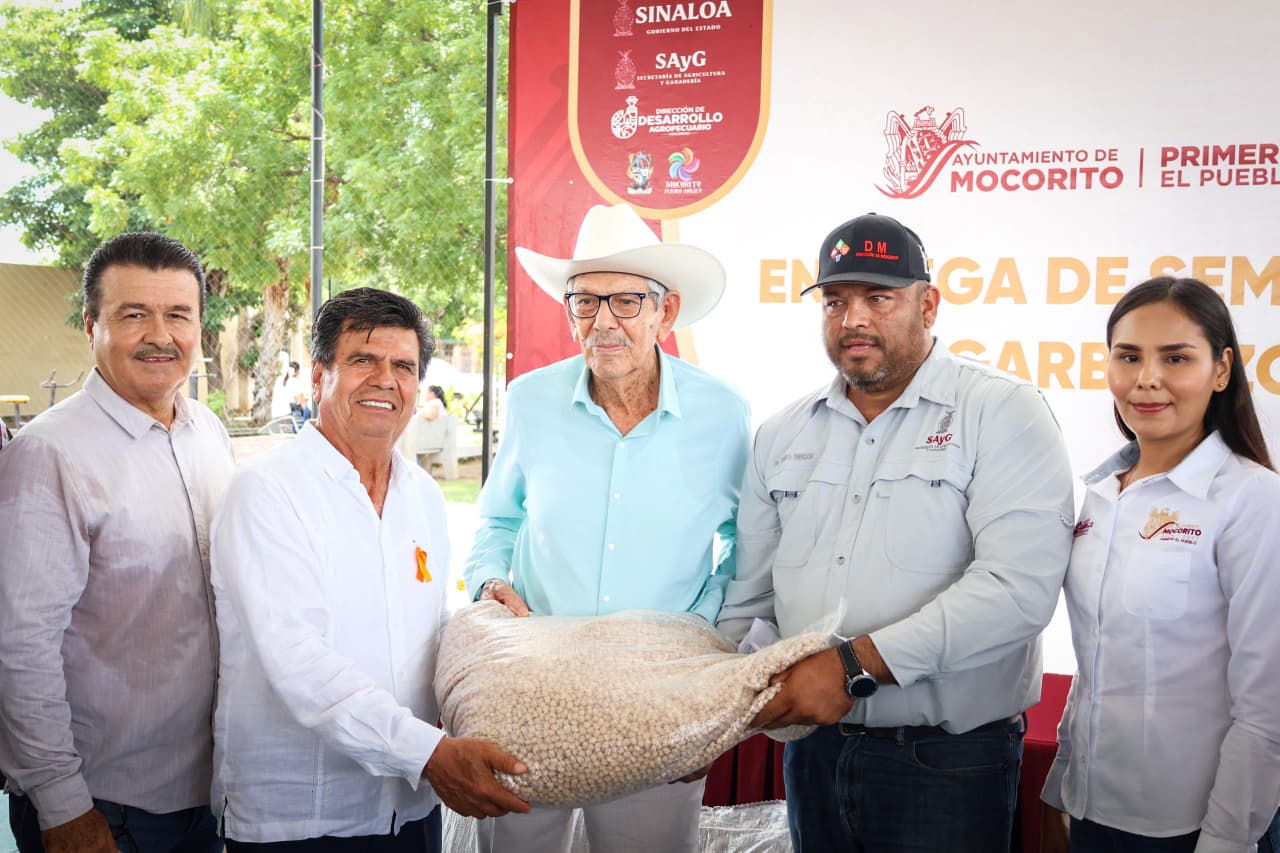 Benefician a 300 productores temporaleros de Mocorito con semillas para cultivar más de mil hectáreas