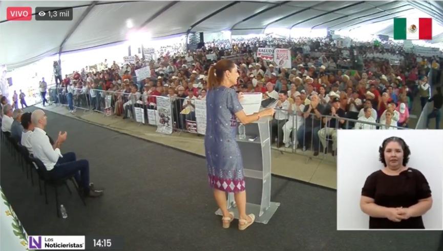 Claudia Sheinbaum en Mazatlán
